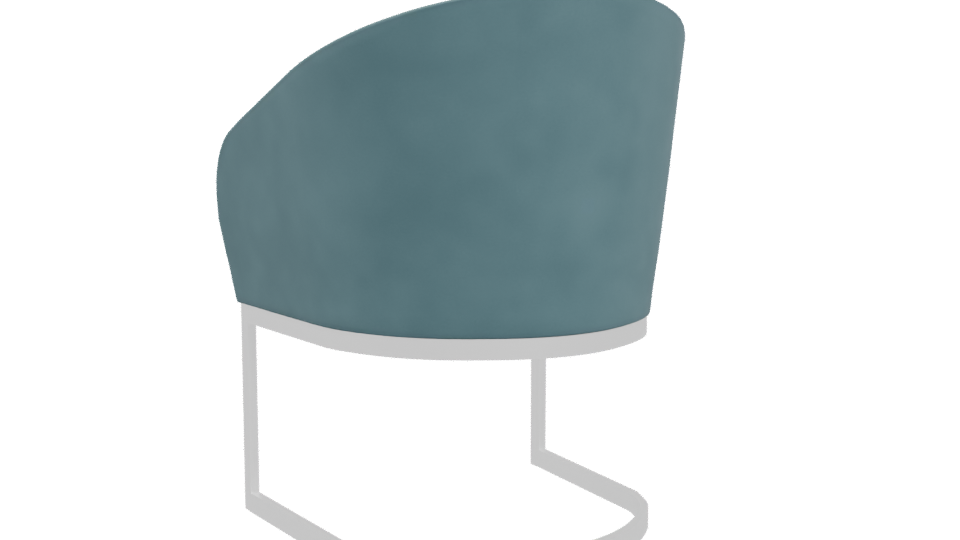 Stylish Modern Accent Chair 3D - Professional 3D Model Render 4