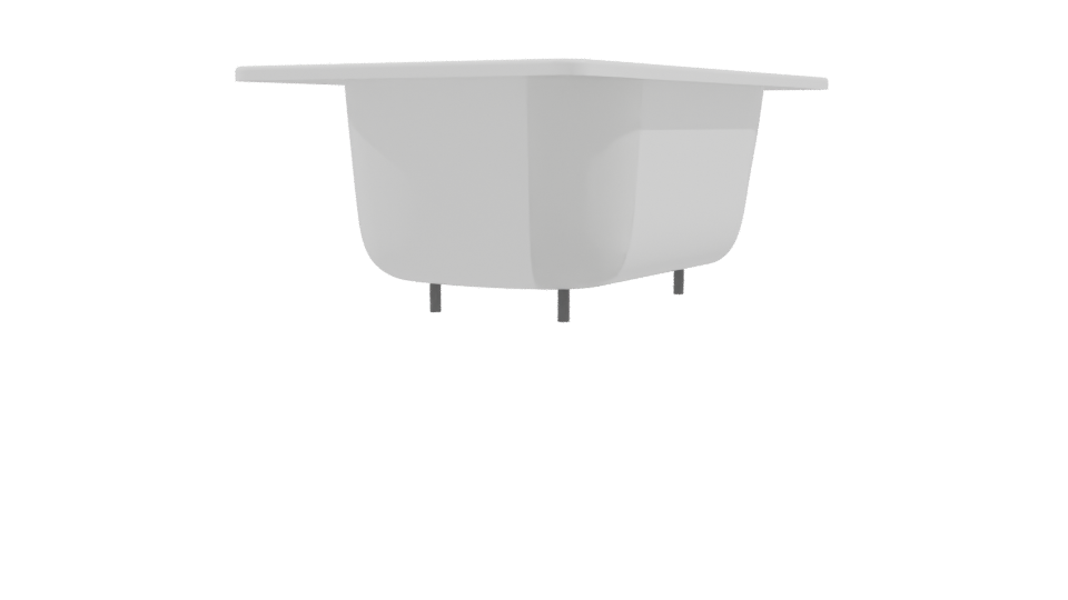 Contemporary Freestanding Bathtub 3D Model - Professional 3D Model Render 9