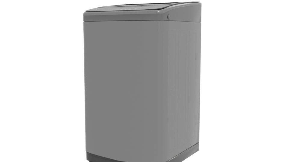 Sleek Modern Top-Load Washing Machine 3D Model - Professional 3D Model Render 12