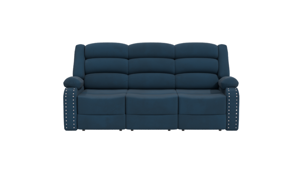 Stylish Reclining Sofa 3D Model - Professional 3D Model Render 11