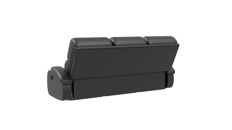 Contemporary Reclining Sofa 3D Model - Professional 3D Model Render 4