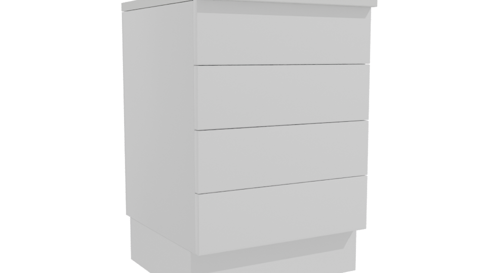 Stylish Modern Chest of Drawers - Professional 3D Model Render 10