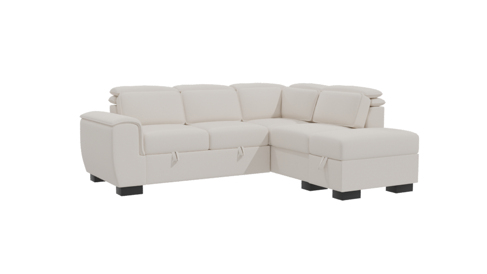 Elegant Modern Sectional Sofa 3D - Professional 3D Model Render 10