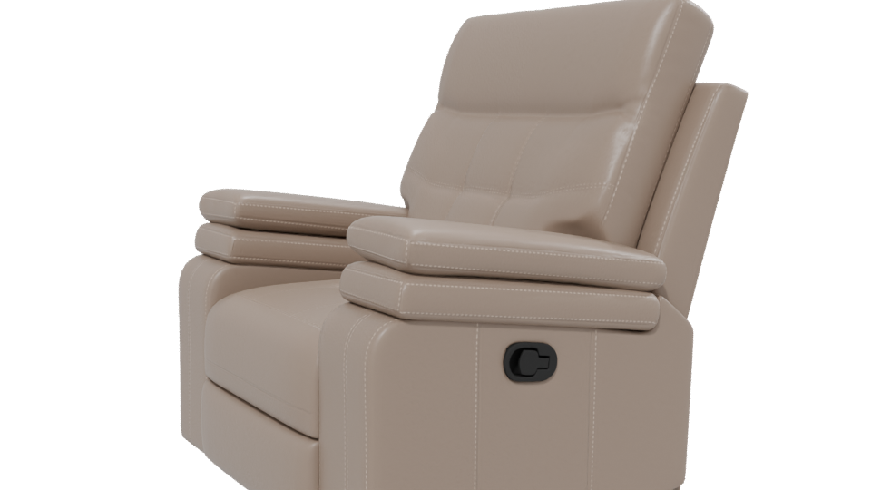 Elegant Modern Recliner Sofa 3D Model - Professional 3D Model Render 13