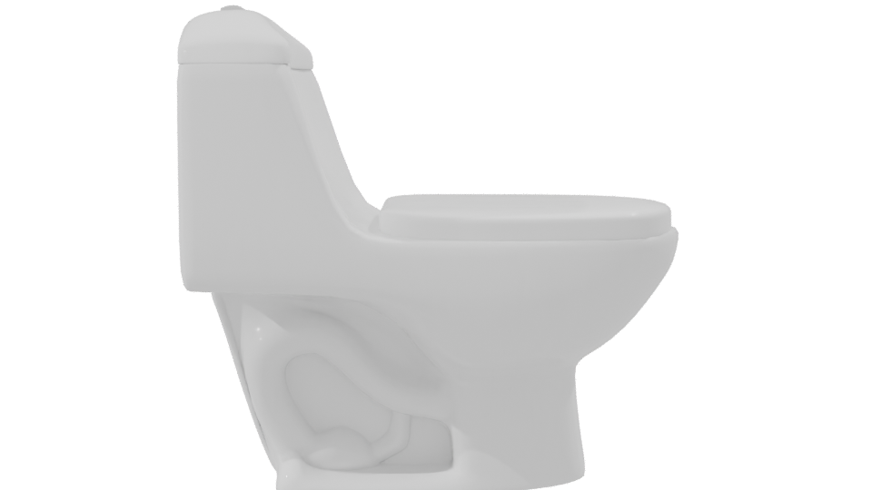 Modern Toilet 3D Model - Professional 3D Model Render 8