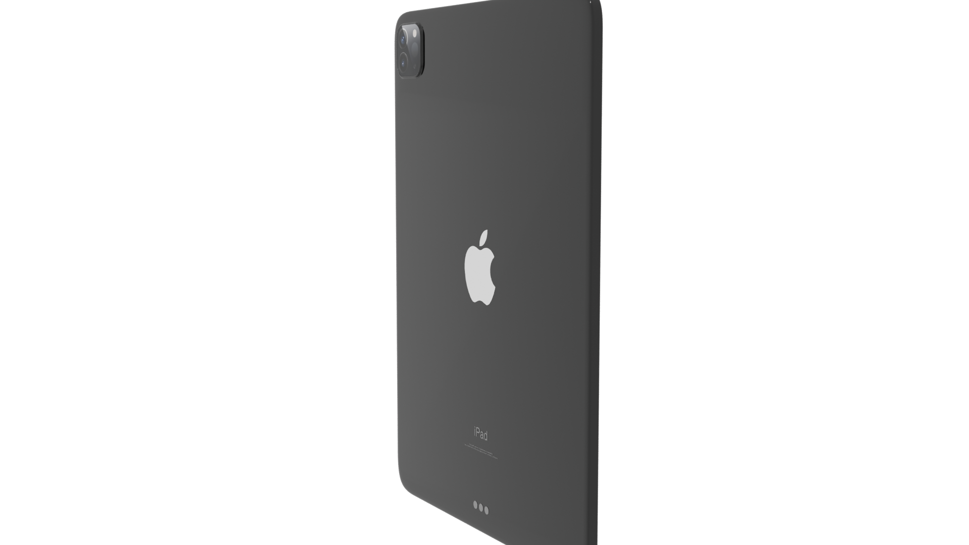 iPad Pro 11 Space Gray Model - Professional 3D Model Render 7