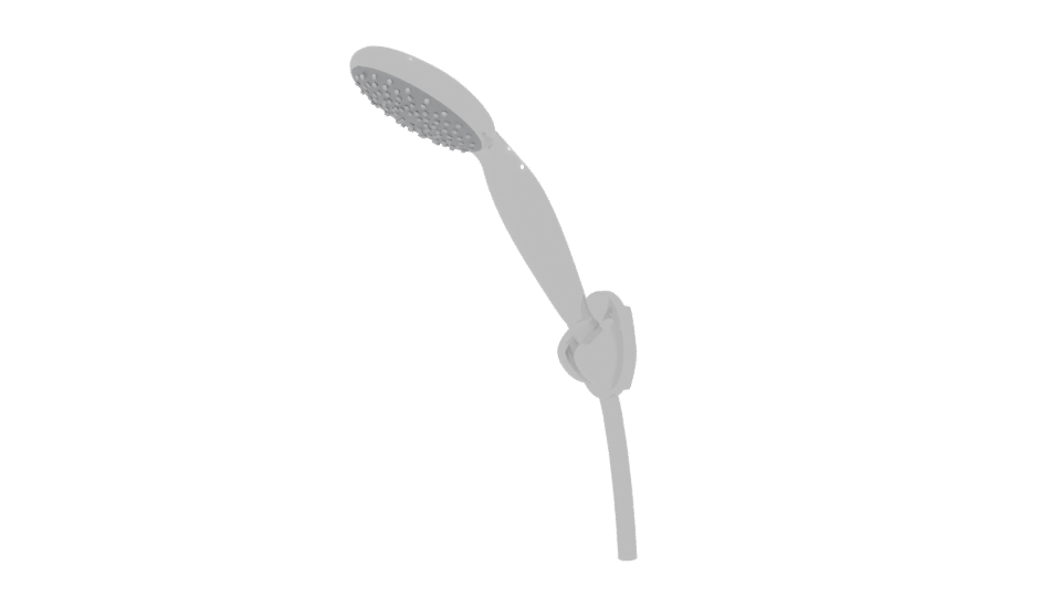 Sleek Modern Showerhead 3D Model - Professional 3D Model Render 13