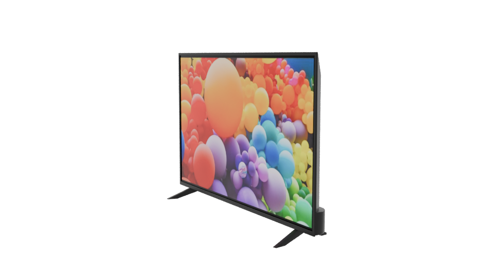 Vibrant LED TV Display Model - Professional 3D Model Render 13