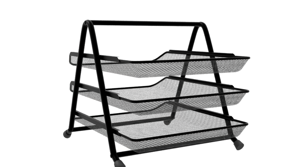 Stylish Desktop Organizer 3D Model - Professional 3D Model Render 4