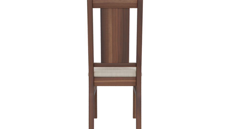 Modern Wooden Chair 3D Model - Professional 3D Model Render 5