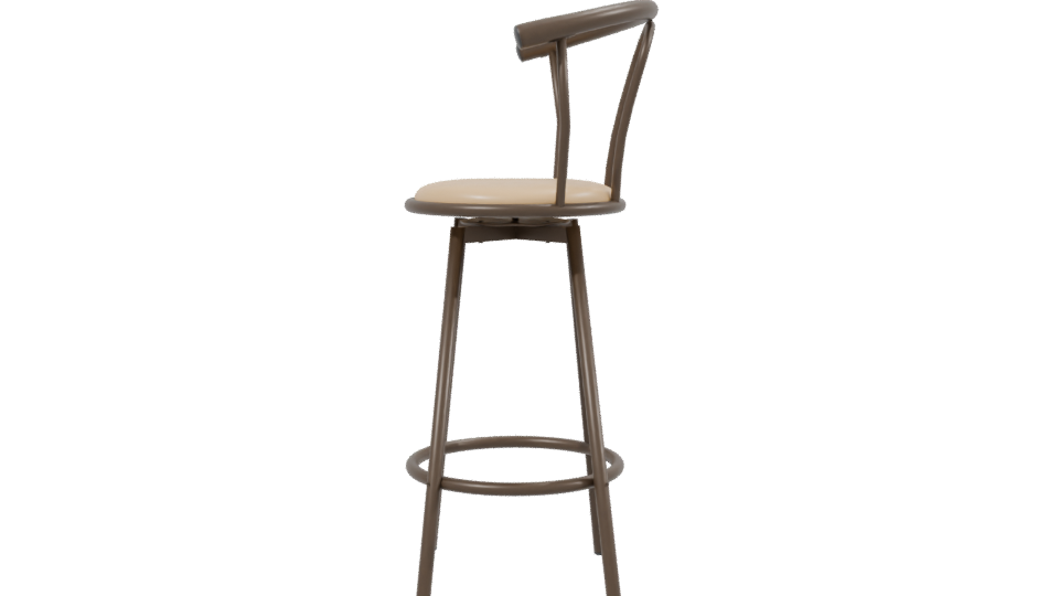 Stylish Barstool 3D Model - Professional 3D Model Render 2