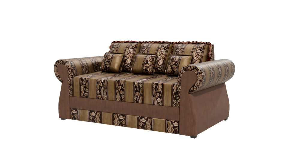 Stylish Vintage Sofa Model 3D - Professional 3D Model Render 12