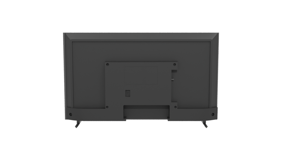 Sleek Modern Flat Screen TV 3D - Professional 3D Model Render 5