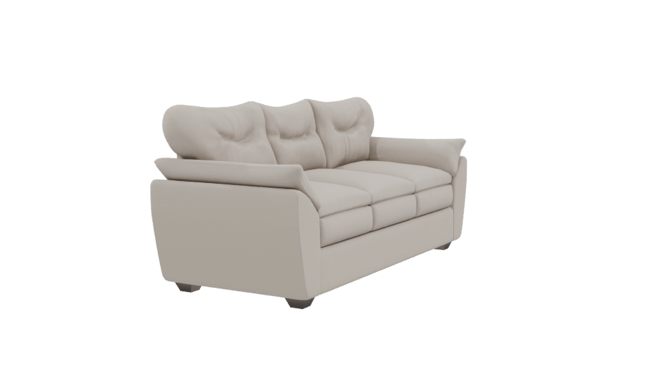 Elegant Modern Sofa 3D Model - Professional 3D Model Render 9
