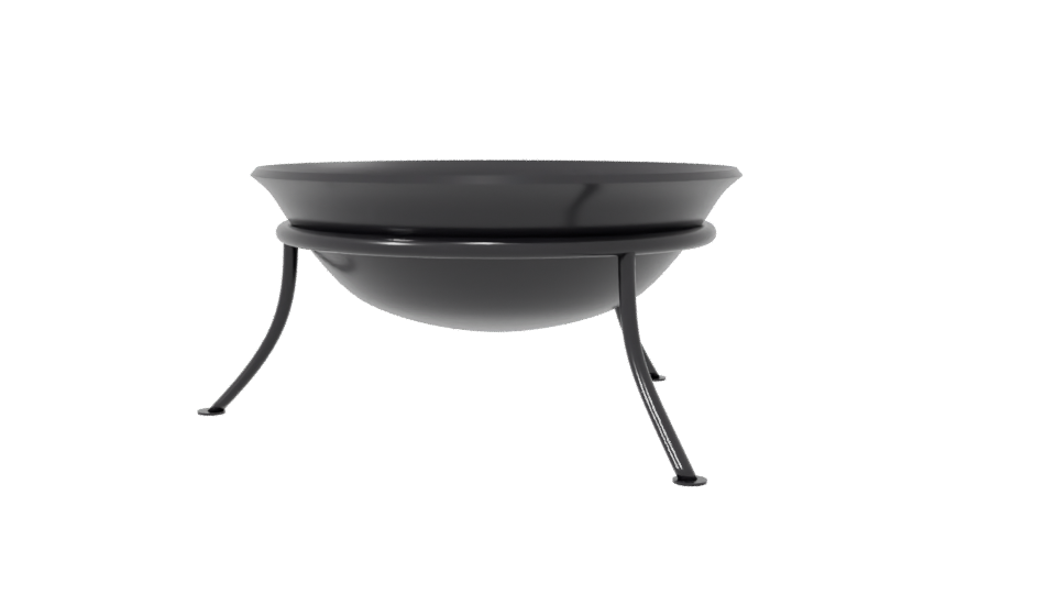 Modern Outdoor Fire Pit 3D - Professional 3D Model Render 7