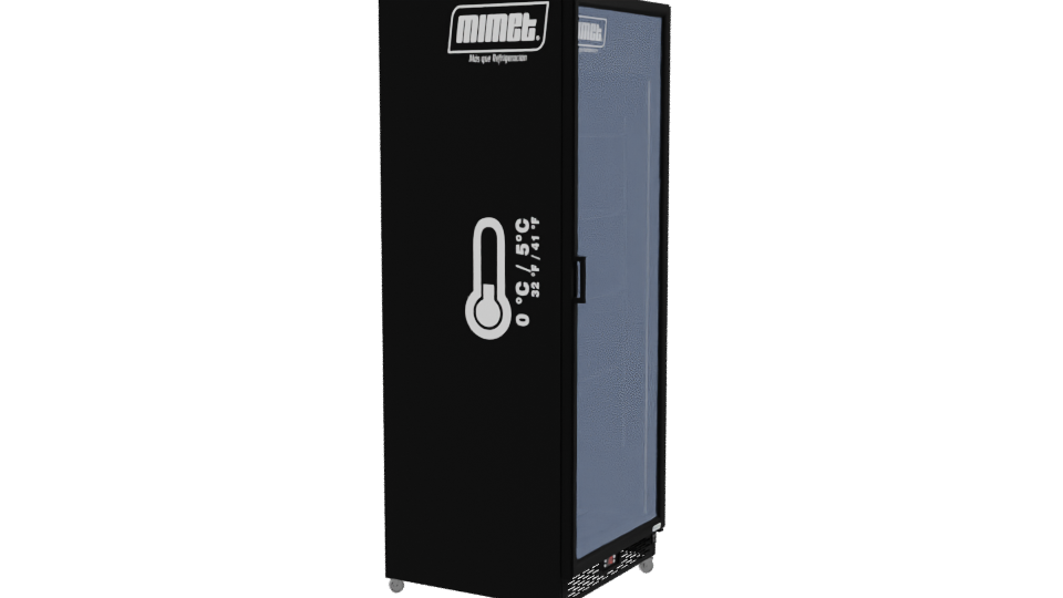 Glass Display Refrigerator 3D Model - Professional 3D Model Render 9