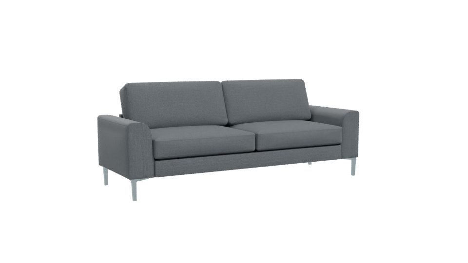 Contemporary Fabric Sofa 3D Model - Professional 3D Model Render 10