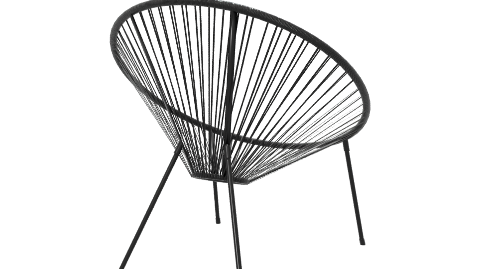 Stylish Modern Lounge Chair 3D - Professional 3D Model Render 6