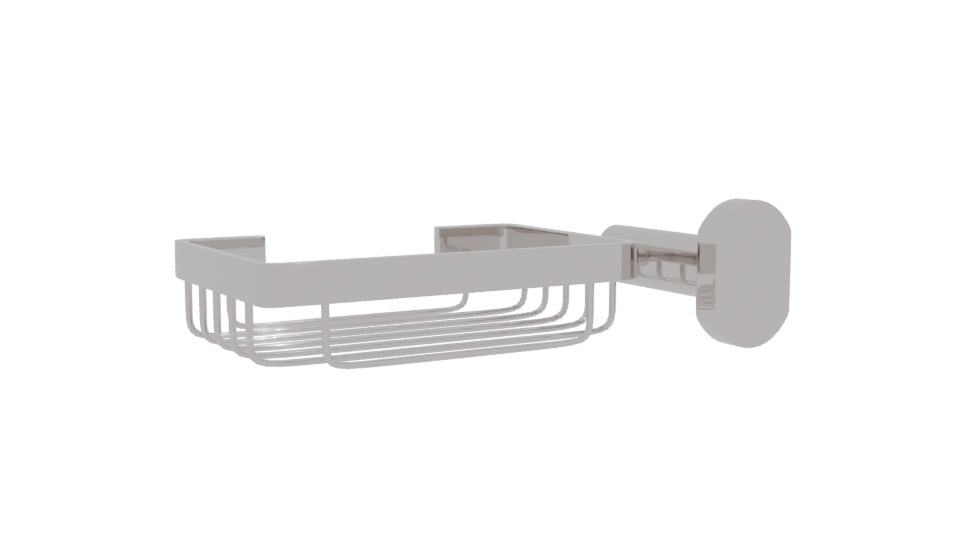 Wall-Mounted Shower Basket 3D - Professional 3D Model Render 4