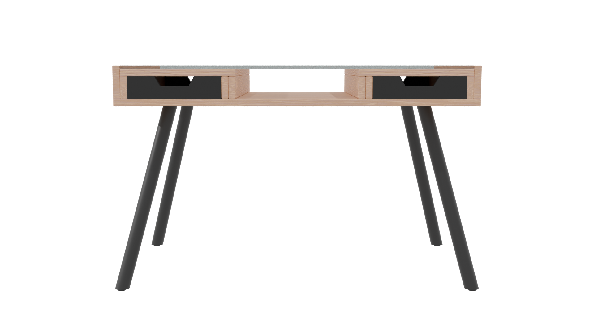 Minimalist Wooden Coffee Table 3D Model - Professional 3D Model Render 8