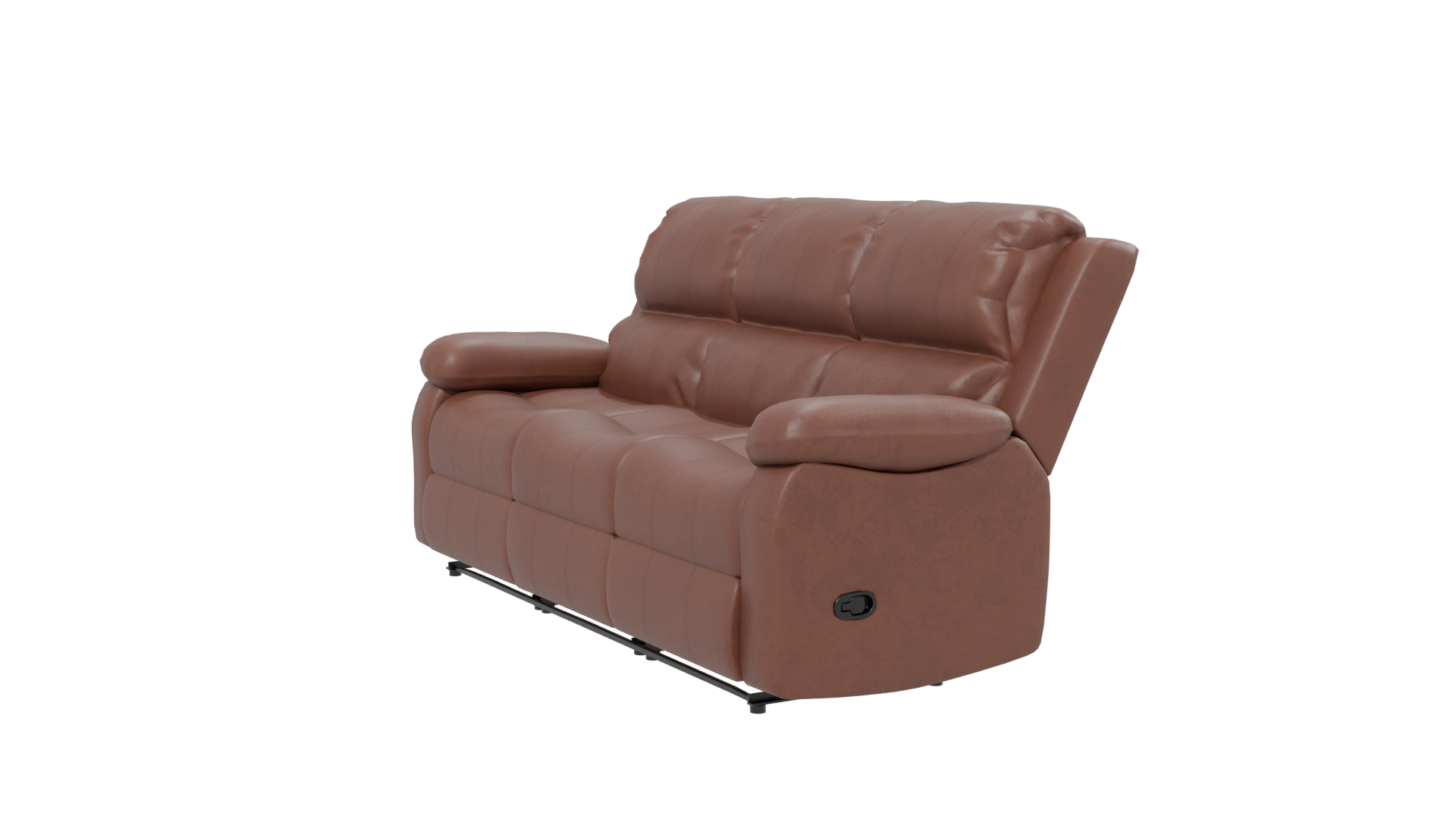Stylish Modern Reclining Sofa - Professional 3D Model Render 13