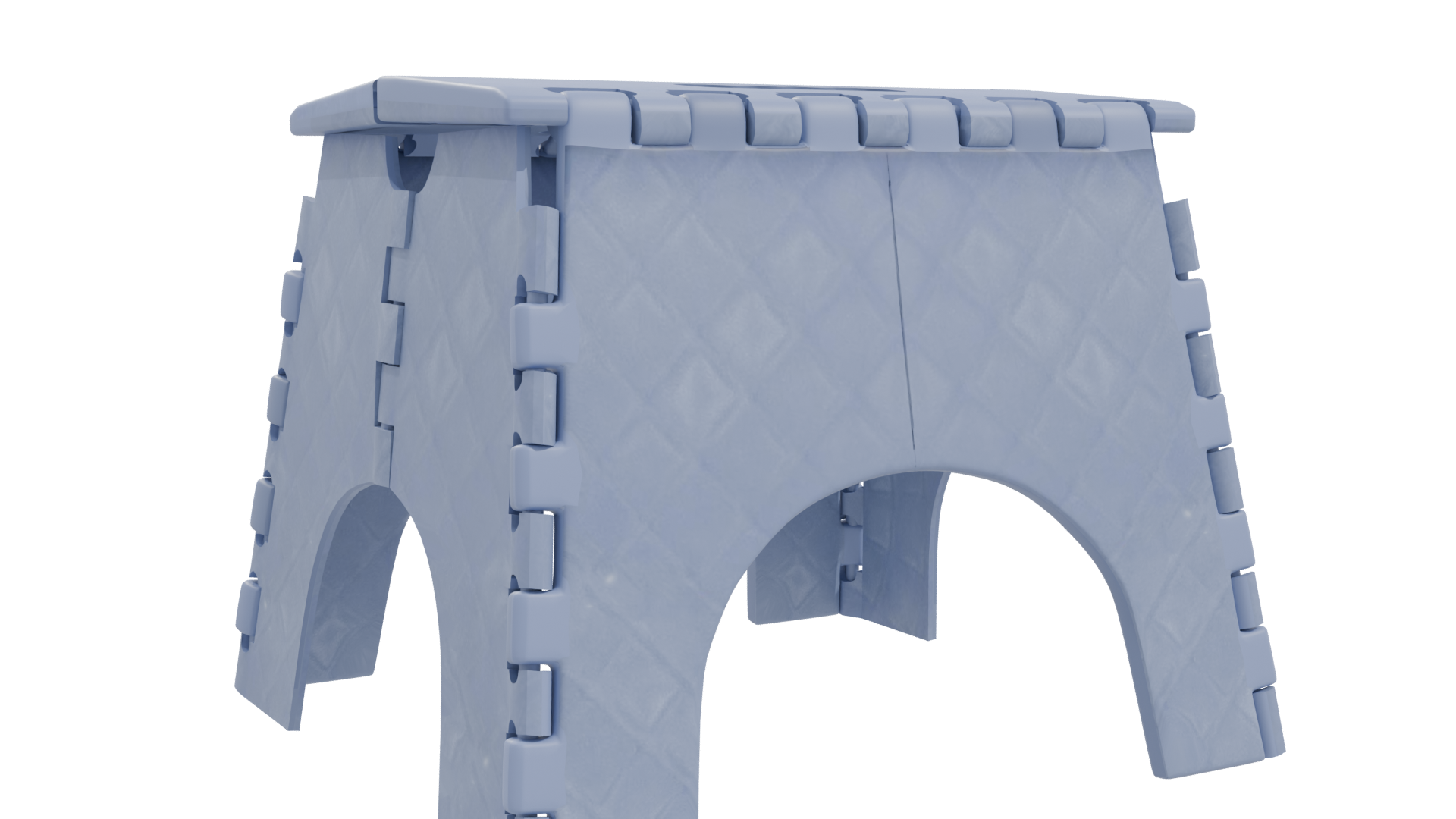 Compact Step Stool 3D Model - Professional 3D Model Render 10