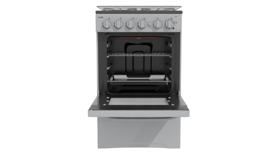 Realistic Kitchen Stove Model - Professional 3D Model Render 11
