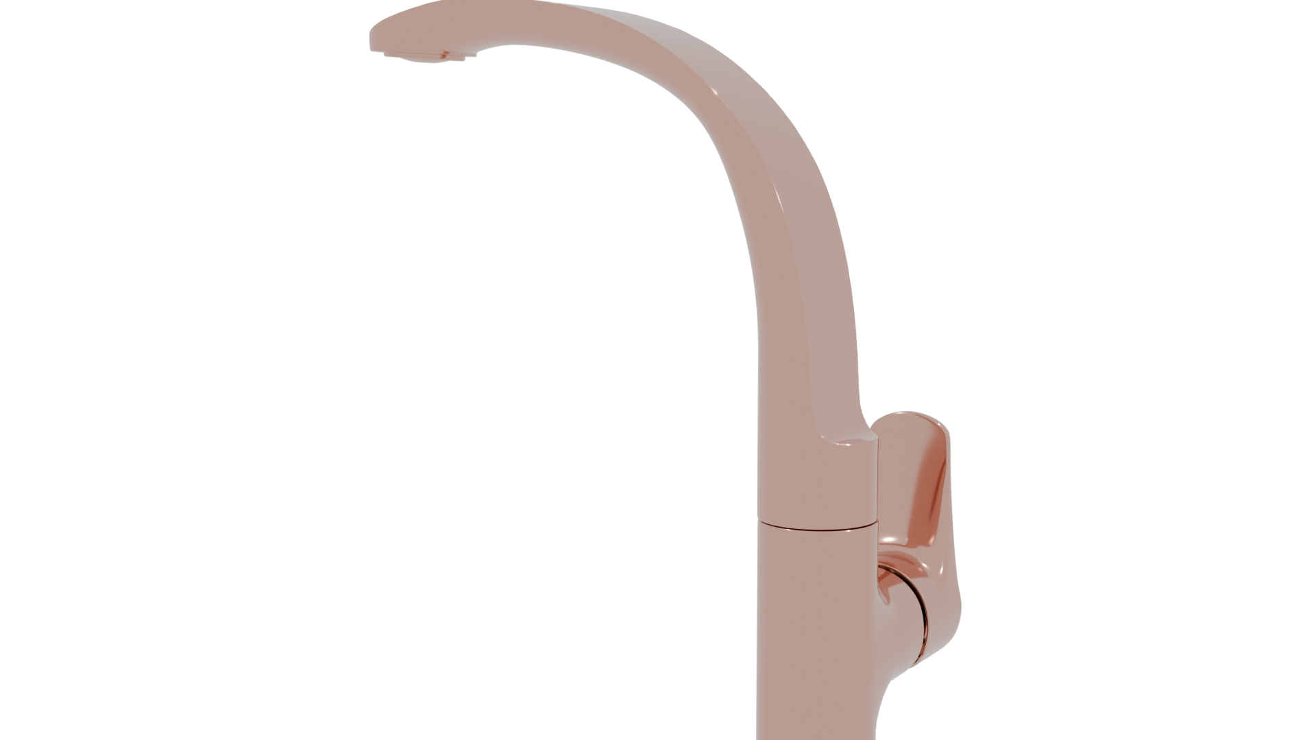 Stylish Copper Sink Drain Model - Professional 3D Model Render 3