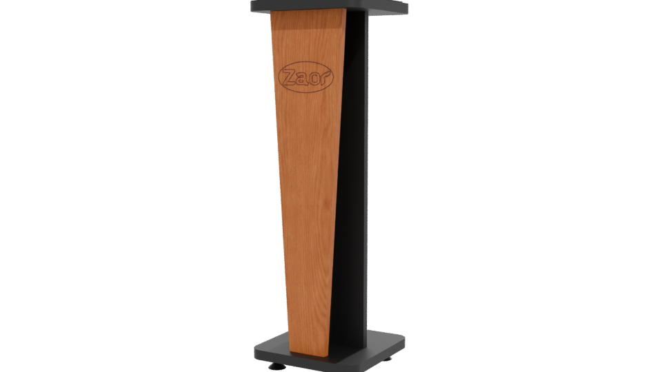 Contemporary Wooden Podium Model - Professional 3D Model Render 12