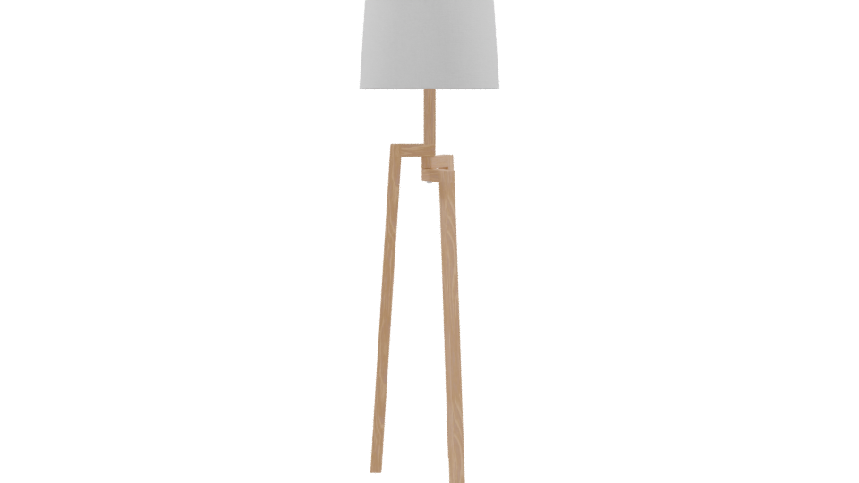 Stylish Minimalist Floor Lamp 3D Model - Professional 3D Model Render 9