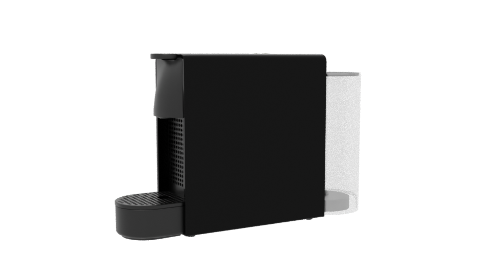 Sleek Modern Coffee Machine 3D - Professional 3D Model Render 13