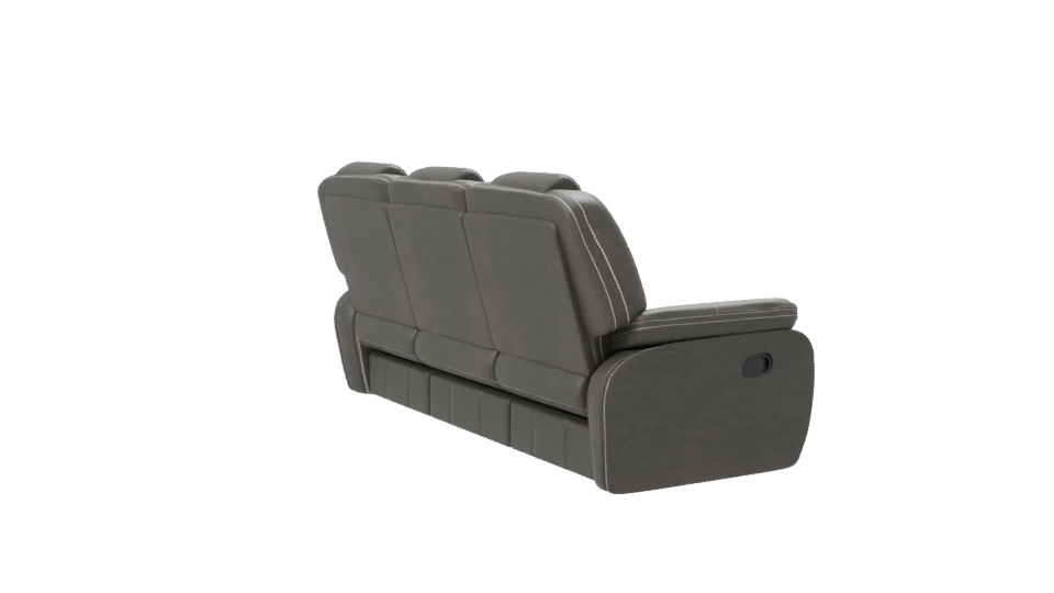 Luxury Reclining Sofa 3D Model - Professional 3D Model Render 7