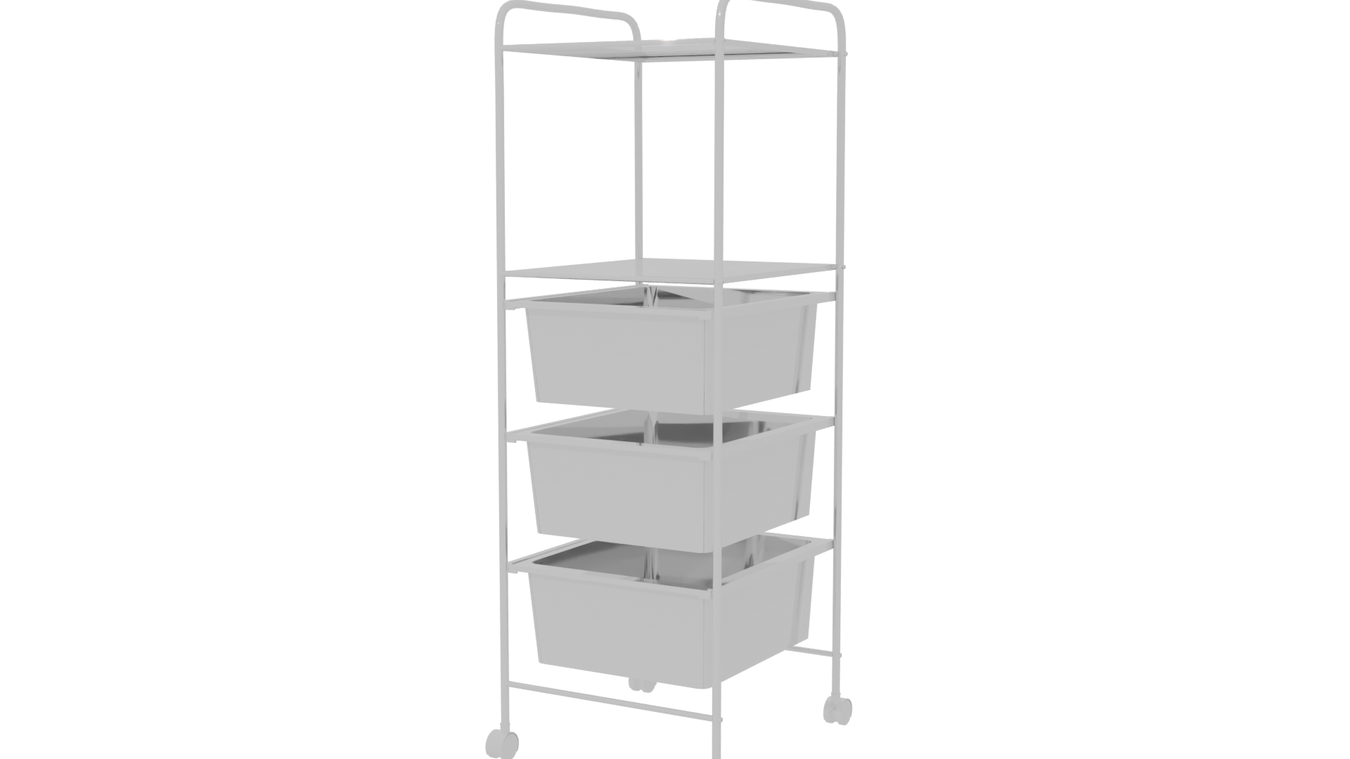 Colorful Storage Shelf Model 3D - Professional 3D Model Render 18