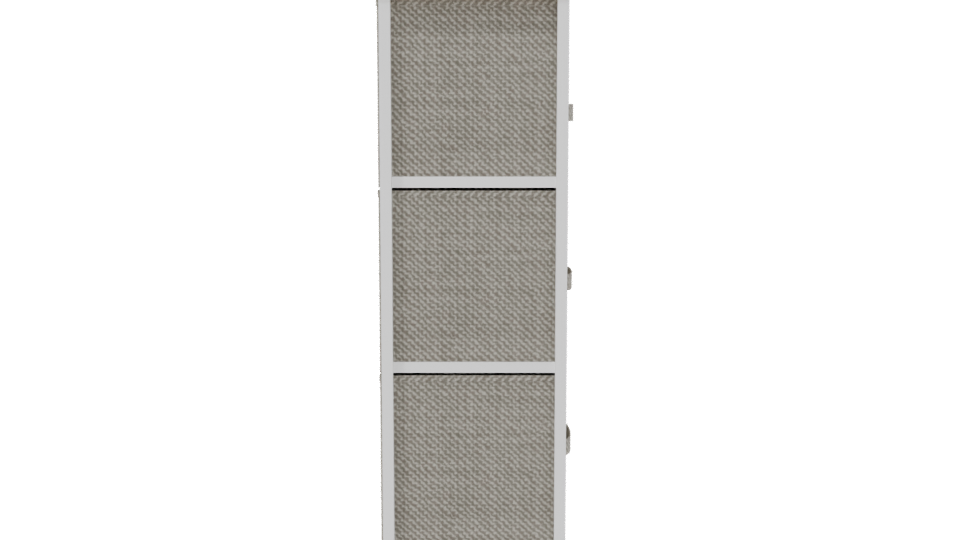 Modern 3-Drawer Chest 3D Model - Professional 3D Model Render 8