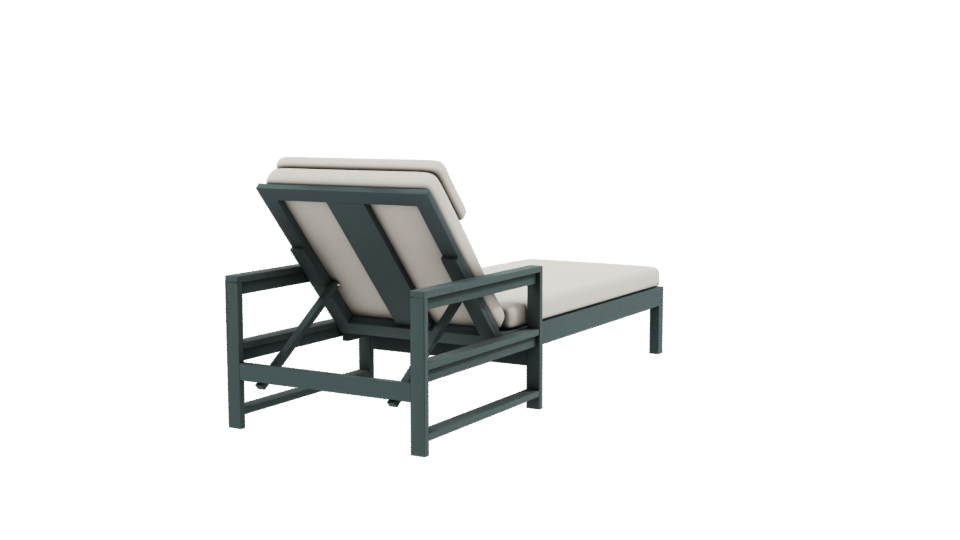 Stylish Outdoor Lounge Chair 3D - Professional 3D Model Render 9