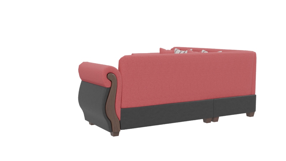 Elegant Corner Sofa 3D Model - Professional 3D Model Render 13