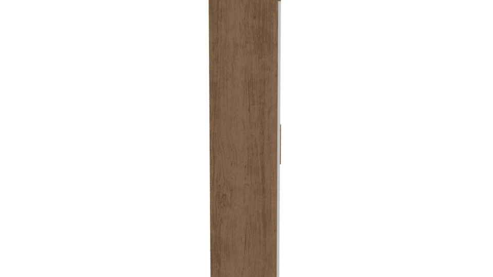 Stylish Wooden Wardrobe 3D Model - Professional 3D Model Render 8
