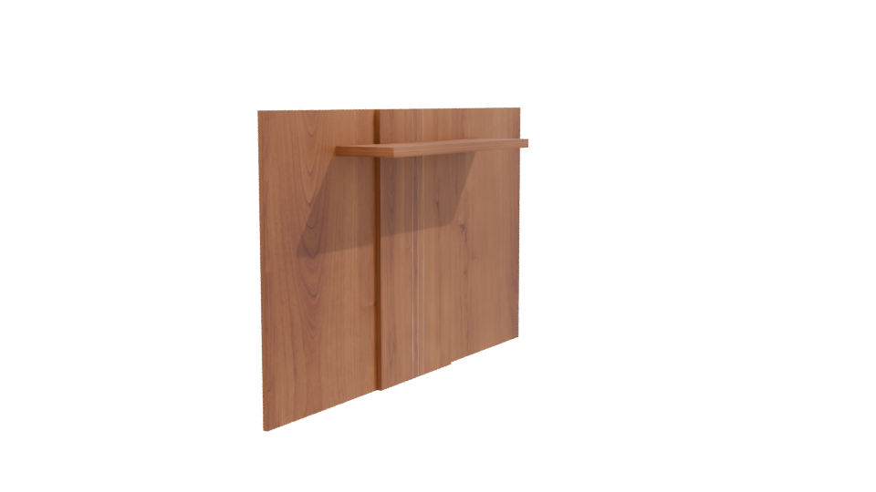 Modern Wooden Panel 3D Model - Professional 3D Model Render 9
