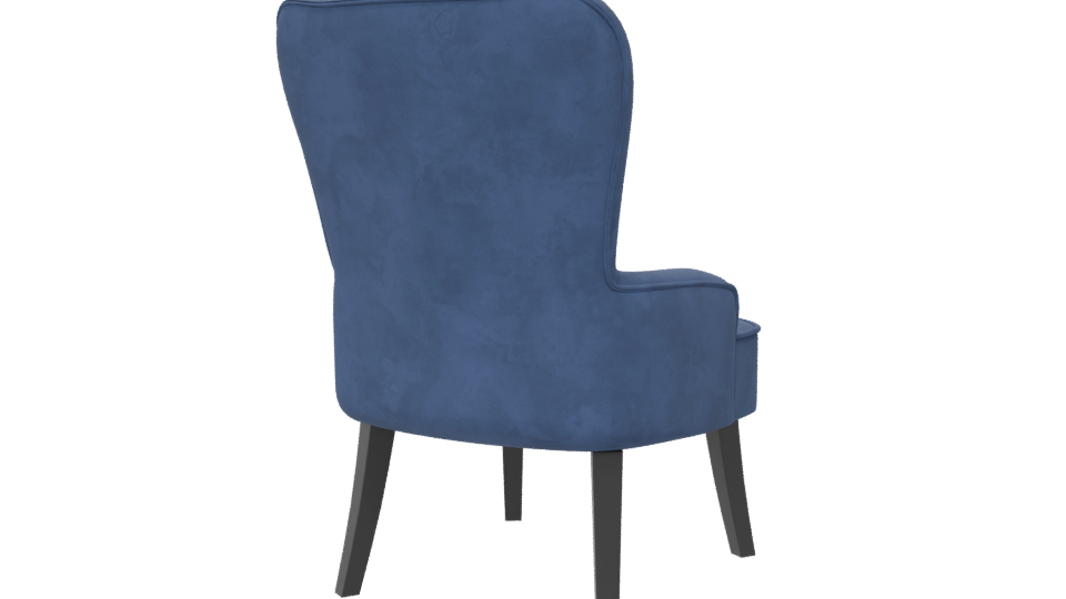 Stylish Fabric Accent Chair 3D - Professional 3D Model Render 6