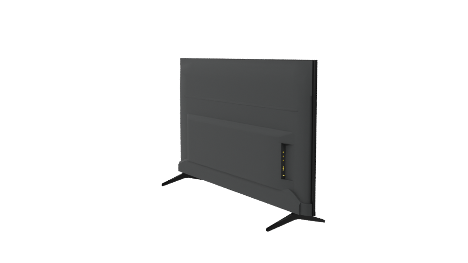 Sleek Modern TV Display Model - Professional 3D Model Render 7