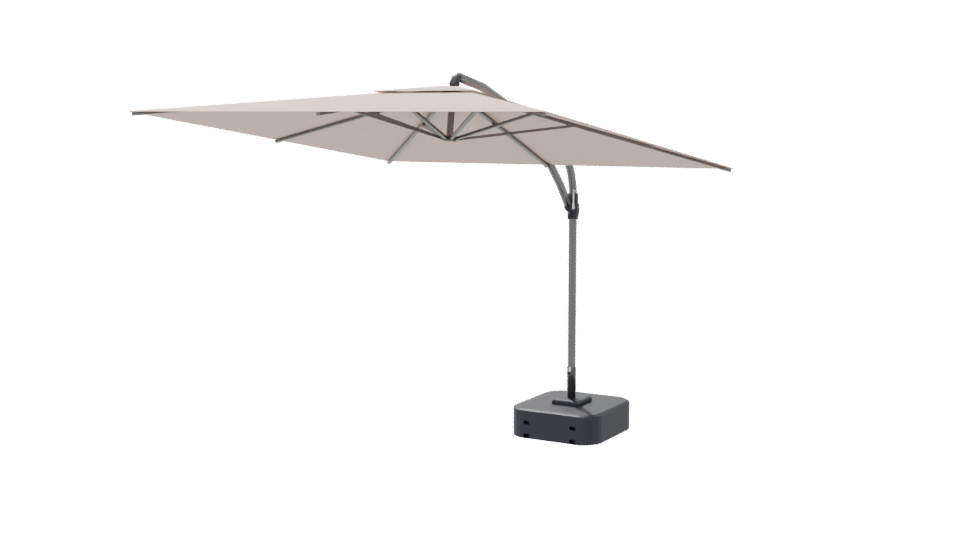 Stylish Outdoor Umbrella 3D Model - Professional 3D Model Render 6
