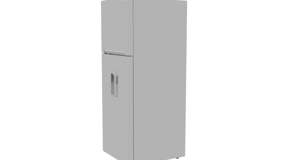Sleek Stainless Steel Refrigerator 3D - Professional 3D Model Render 13