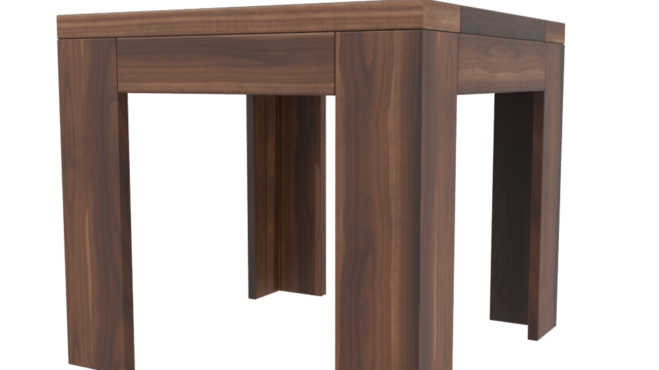 Sisal Side Table 3D Model - Professional 3D Model Render 3