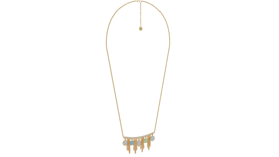 Elegant Gold Pendant Necklace 3D - Professional 3D Model Render 10