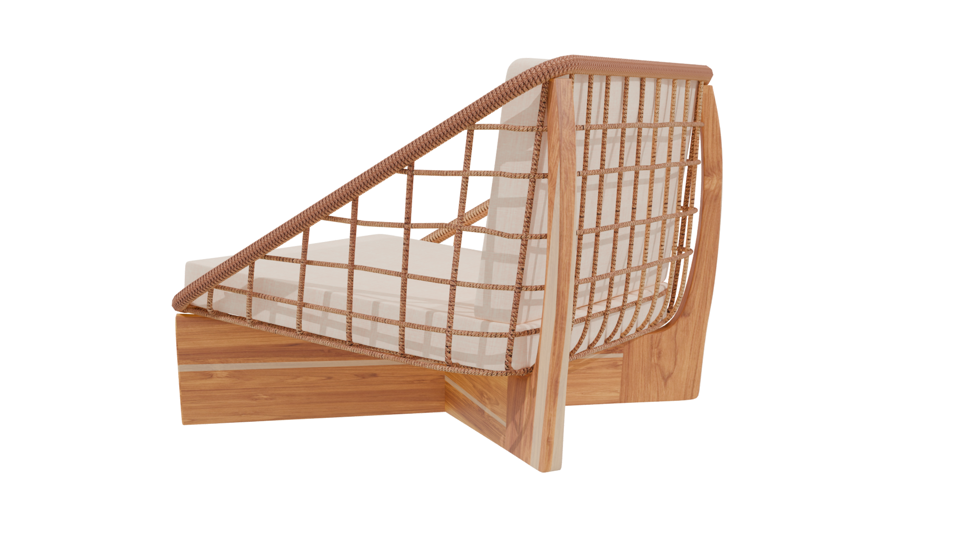 Stylish Minimalist Lounge Chair 3D - Professional 3D Model Render 3