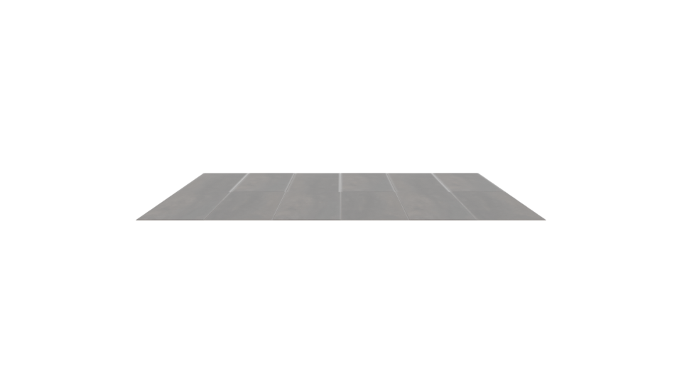 Sleek Modern Metal Panel 3D Model - Professional 3D Model Render 2