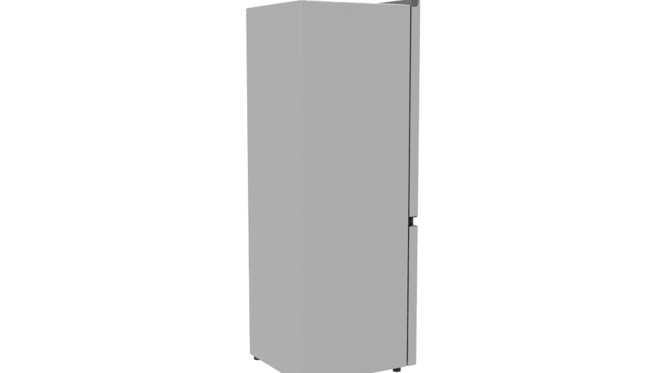 Sleek Modern Refrigerator Model - Professional 3D Model Render 7