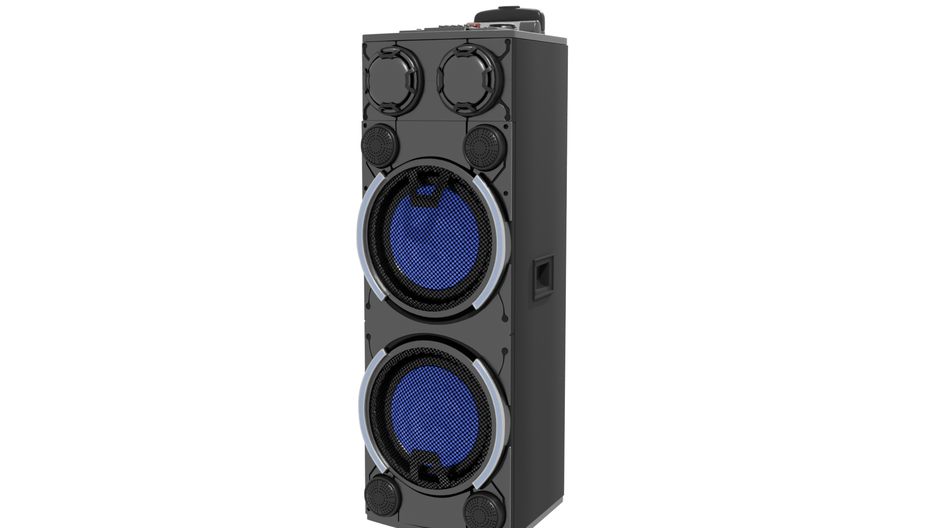 Towering Bluetooth Speaker Model - Professional 3D Model Render 12