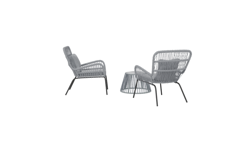 Stylish Outdoor Furniture Set 3D - Professional 3D Model Render 6