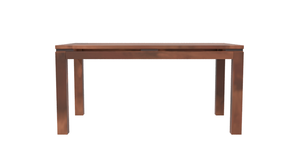Modern Wooden Table Model 3D - Professional 3D Model Render 2